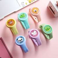 夏季驱蚊扣宝宝防蚊手环婴儿童户外防蚊神器成人孕妇植物精油手表 男孩款颜色随机 1只装