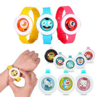 亏本送[汉田生医]儿童成人驱蚊手环防蚊贴婴儿宝宝驱蚊扣手表 1表[送2扣] 男款