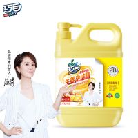 巧白洗洁精生姜去油洗洁剂果蔬餐具净洗涤用品商用大桶1.16kg 透明 生姜