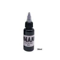 戴安妮黑色永久纹身色料超级黑纹身色料黑色割线打雾颜料刺青墨水 30ml 小瓶装