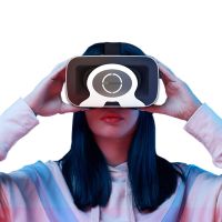2021年新款VR眼镜手机专用一体式虚拟现实vr3d眼镜头戴式游戏头盔 体验版[普通镜片]