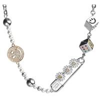 [明星同款]ASTAR HADES 笑脸雏菊骰子项链