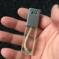 透明油仓储油式打火机 可视油仓砂轮煤油打火机不可更换棉线火机 白头白仓