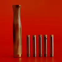 牦牛角烟嘴过滤器加长滤芯男士循环型可清洗粗细香烟双重过滤烟嘴 标配+5个滤芯