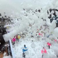 泡沫粉大型喷射式泡沫机专用 泡沫粉舞台派对水上乐园游乐场 白色1公斤