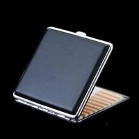 丹麦不锈钢烟盒10支装男女金属香菸便携迷你烟盒创意个性生日礼物 20支装