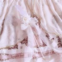 手作lolita茶会玫瑰花棒手作仙女棒手持手杖权杖表演写真走秀魔法 白色仙女棒