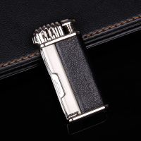 百诚HONEST烟斗打火机充气斜火打火机烟斗专用配件按压式点火 砂黑