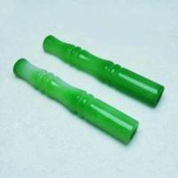 老式旱烟袋嘴翡翠色飘阳绿便携玉烟嘴老人玉石烟袋烟锅烟斗玉配件 老式旱烟袋嘴翡翠色飘阳绿便携玉烟嘴老人玉石烟袋烟锅烟斗玉配