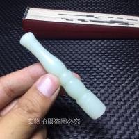 和田玉烟嘴白玉节节高升烟嘴吸烟过滤器具男士烟杆玉石烟嘴 和田玉a款