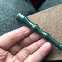 保真天然和田玉竹节烟嘴和田玉烟嘴玉石烟嘴烟嘴和田玉把玩烟嘴 保真天然和田玉竹节烟嘴和田玉烟嘴玉石烟嘴烟嘴和田玉把玩烟嘴
