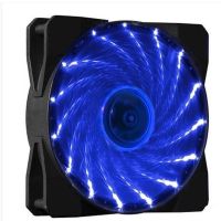 台式机电脑机箱风扇12cm 水冷散热风扇神光rgb静音风扇LED双光圈 15灯蓝色
