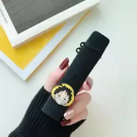 丫ooz柚子多颜色卡通硅胶套保护套一代二代通用 黑色路飞送挂绳