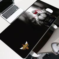 游戏鼠标垫超大加厚锁边办公桌垫电脑垫英雄联盟绝地求生键盘垫 盲僧 70X30CM加厚锁边