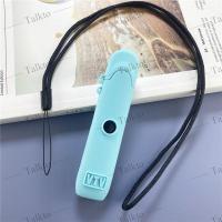 VTV威特威@+硅胶保护套vtv杆保护软皮壳挂绳挂链防尘电子器保护壳 浅蓝+挂绳 VTV光面