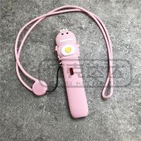 RELX悦克五代幻影悦科电子保护套挂绳锐克5代硅胶套锐克软壳烟杆 粉恐龙+硅胶挂绳 大头悦刻五代