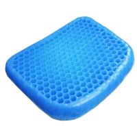 加大加厚坐垫汽车座垫软垫透气凝胶坐垫学生家用司机货车坐垫钓鱼 普通款单层【35*30*3】 赠磁石外套