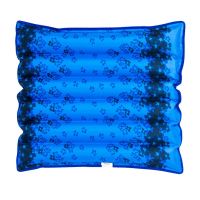 45cm夏天冰晶冰凉坐垫枕办公室散热降温椅垫凝胶水袋汽车 冰垫深蓝款:45*45cm