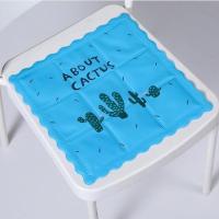 免注水神夏季冰垫坐垫屁垫冰凉垫子椅子夏天水垫学生屁股宠物 蓝色仙人掌 一个装