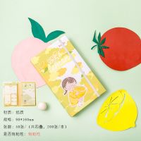 三年二班麻球便利贴N次贴可爱索引贴便签本小清新创意标记贴学生 柠檬【单本装】