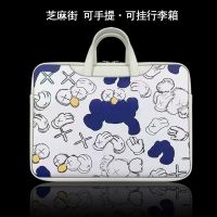 手提电脑包华为荣耀14寸苹果mac13华硕惠普戴尔15.6寸可爱内胆包 芝麻街 () 13英寸