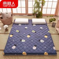 打地铺睡垫折叠防潮床垫家用睡垫榻榻米软垫单人海绵垫子加厚褥子 菠萝-加厚四季款[6cm] 80x190cm