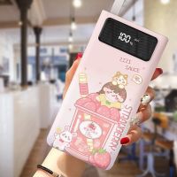 大容量50000毫安充电宝学生快充40000/30000毫安手机通用移动电源 樱花汽水+2A充电线 30000毫安