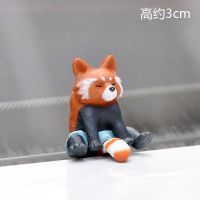 日本蒸洗动物盲盒手办造型玩偶摆件大熊猫柴犬京巴公仔桌面装饰 浣熊(普通装)