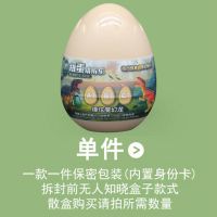 儿童玩具仿真模型动物恐龙奇趣扭蛋盲盒猜拆乐拼装益智玩具积木 恐龙盲盒单个装(随机发)