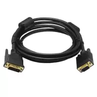 皮乐仕DVI24+5转VGA线电脑显卡显示器投影仪连接线公对公转接线 DVI24+5转VGA线 皮乐仕 1米