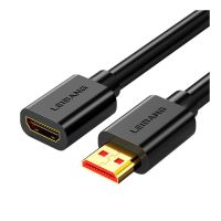 磊邦 hdmi延长线公对母4k高清2.0电视投影仪连接电脑显示器对接头 HDMI公对母延长线 0.5米