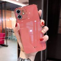 苹果12手机壳镜头全包iPhone11pro硅胶软12promax防摔12mini女ins 豆沙红 苹果12专用[6.1