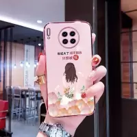 华为mate30手机壳女mate30pro曲面屏mete30全包镜头防摔情侣新款 mate30pro[曲面屏] 红心背包