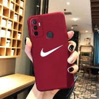 OPPOA32手机壳新款PDVM00时尚情侣超薄防摔硅胶软壳男女潮牌壳 OPPOA32 酒红色硅胶小耐克[单壳]