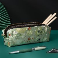 中国古风笔袋大容量复古日系创意文艺织锦缎收纳袋小学初高中和风 菁华