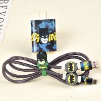 vivo iQOO Neo5活力版数据线保护套S10 Pro充电线缠绕线绳卡通 iQOO Neo5活力版 蝙蝠侠贴纸+数