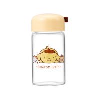 MINISO名创优品三丽鸥玻璃杯便携带盖耐高温保温女家用水杯子 布丁狗