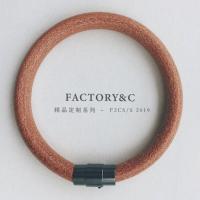 潮男牛皮环手镯日系高桥吾郎牛皮绳手环创意复古情侣男女手工手链 灰色扣 拍下备注身高体重