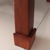 柜子增高垫脚 加高 实木床腿垫加高家用书桌茶几家具沙发增高垫块 原木无漆长6*宽6*增高3=1个