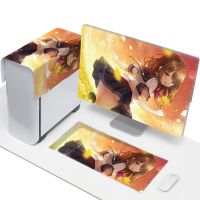 电脑罩电脑套台式主机防尘罩可爱显示器键盘套电脑罩套盖电脑布 N240回眸 键盘盖布 54*23cm一件