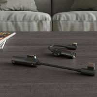 小米8耳机转接头听歌通话充电乐视二合一华为P20mate20坚果转接线 黑色