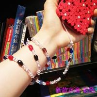 手机挂绳水晶手机挂绳挂脖绳挂链吊绳手机挂饰时尚吊坠厂牌通用 水滴[彩色]