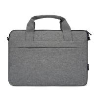 笔记本电脑包手提男女15.6寸14寸13寸苹果华硕戴尔单肩学生内胆包 13.3寸 1853灰色[带拉杆带]