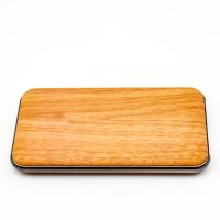 木纹便携备用充电宝户外应急快充大容量移动电源多功能手机通用 浅木色 10000毫安