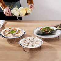 不锈钢蒸锅篦子蒸笼蒸盘加厚隔水蒸屉蒸架家用蒸格厨房蒸面包馒头 20+22+24+26[家庭四个装]