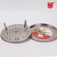 不锈钢蒸笼蒸盘加厚隔水蒸屉蒸架蒸锅篦子家用蒸格厨房蒸面包馒头 三脚蒸盘架 直径16cm