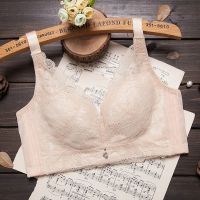 大码薄款无海绵无钢圈内衣全罩杯调整型收副乳透气文胸女士内衣女 肤色 32B/70B