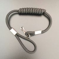 手工钥匙绳防丢男士黑色钥匙扣老式怀旧腰挂老人钥匙绳绿色编织绳 黑色1条