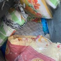 洗澡架围布农村洗澡架户外帐篷便携式组装淋浴房洗澡神器水袋加热 方形花布颜色随机1.2*1.2*2米