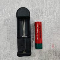 锐豹18650电池26650厂家直销大容量户外强光手电筒家用收音机配件 2200毫安时电池一节加座充